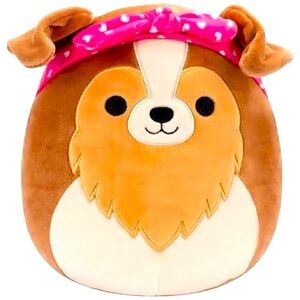 Squishmallows  Andres the Sheltie Dog  4”